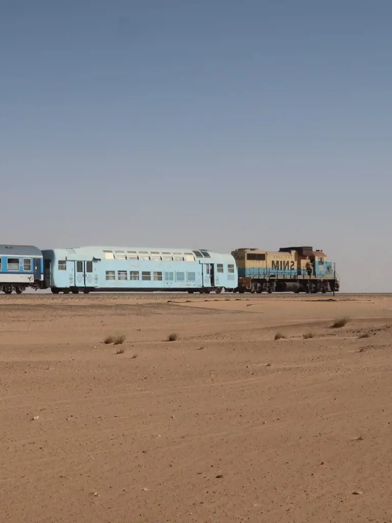 Zugreise durch die Sahara in Mauretanien